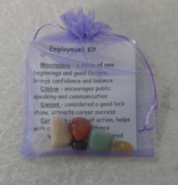 Crystal Healing Tumble Stone Kit - Employment