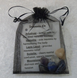 Crystal Healing Tumble Stone Kit - Insomnia