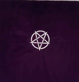 Velvet Pentagram Altar Cloth