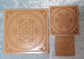 The Metatrons Cube Crystal Grid Board