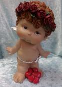 Gorgeous Poly Resin Angel / Cherub Angel Statue