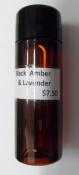 Black Amber & Lavender Candle Fragrant Oil - 30mls