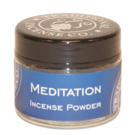 Meditation Incense Powder - 20gm Glass Jar.