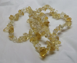 Citrine Gemstone Chip Bracelet