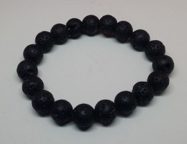 Lava Stone Aromatherapy Bracelet - 10mm