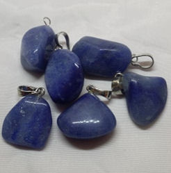 Small Tumbled Lapis Lazuli Pendant 