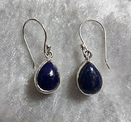 925 Sterling Silver Lapis Lazuli Earrings