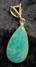 925 Sterling Silver Amazonite Pendant