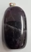 Amethyst Pendant with a Sterling Silver Bail