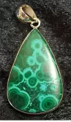 925 Sterling Silver Malachite Pendant