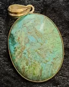 925 Sterling Silver Turquoise Pendant 