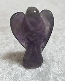 Amethyst Angel Carving - 2.5cm (1 inch)