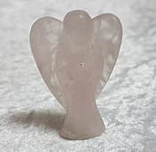 Rose Quartz Angel Carving - 5cm (2 inch)