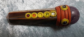 Tibetan Tiger's Eye Chakra Healing Wand