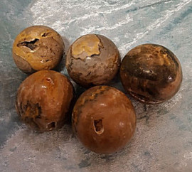 Rare Natural Bumblebee Jasper (Eclipse Jasper) Sphere