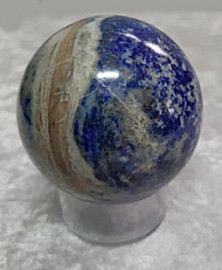 Natural Lapis Lazuli Crystal Sphere
