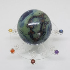 Natural Vivianite Sphere