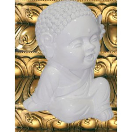 Cute Peace Buddha Child Statue